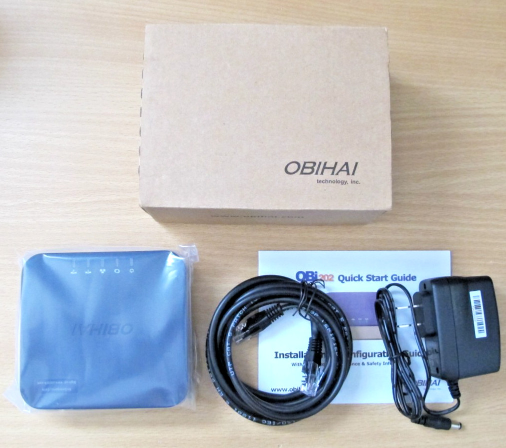 Obihai OBi202 2-Port VoIP Phone Adapter with Google Voice & 