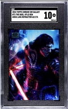 2024 Topps Star Wars Galaxy The Duel: Kylo Ren  #71 Aqua Lava Ref /175 (SGC 10)