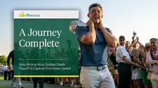 Rory McIlroy 2025 Masters Tournament Victory Augusta National Golf Photo Reprint