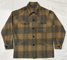 Pendleton Mackinaw Cruiser Wool Field Chore Jacket Work Coat Hunting USA CPO L