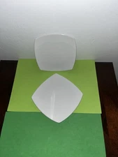 Studio Nova Hospitality White Salad Plate Set of 2 EUC 