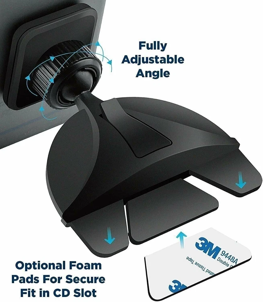 Tech Armor Universal Magnetic CD Slot Car Mount, One Touch Quick Snap, for... - Image 2 of 4