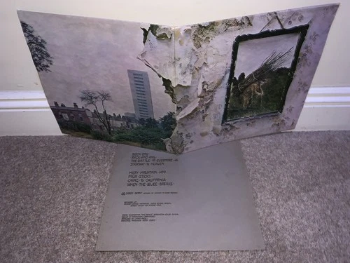 LED ZEPPELIN Led Zep 4 LP Atlantic 1971 Stereo UK Original!!! A1 B1 MATRIXES!!!