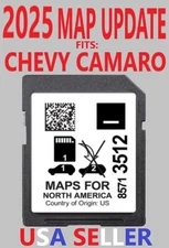 2025 MAP UPDATE GPS Chevy CAMARO 85713512 SD Navigation Card