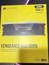 CORSAIR VENGEANCE RGB 96GB (2x48GB) (DDR5-5200) DIMM Memory - Black