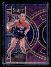2024 Panini Select WNBA #128 Celeste Taylor Prizms Purple #/149