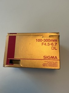 Sigma 100-300mm f4.5-6.7 DL Zoom Lens for Minolta AF w/Box.