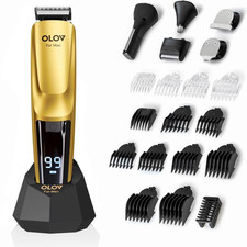 OLOV Beard  Hair Shaver for Men, All-in-One Grooming Kit, Cordless Clippers