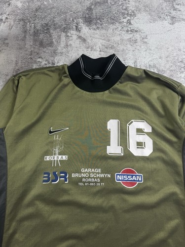 Zurich Rorbas 90s Goalkeeper Size M Nike Soccer Football Football Shirt Jersey - Picture 7 of 19