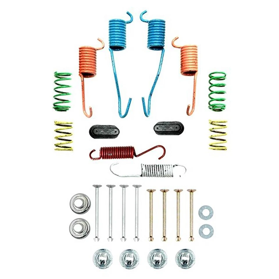 Kit de herrajes de tambores de freno y zapatas de freno trasero para Buick GS 350 1968-1969 Foto 2 de 4