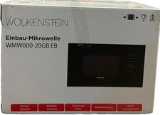 WOLKENSTEIN Einbau-Mikrowelle WMW800-20GB EB – 20 Liter, 800 Watt, 9 Garprogramm