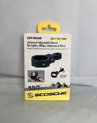 SCOSCHE Off-Road Universal Adjustable Mount Lights, Whips, Antennas. BRAND NEW