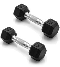 CAP Barbell Coated Dumbbell Weight Pair 5 lbs