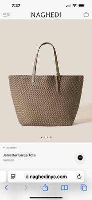 naghedi tote large Jetsetter Tan
