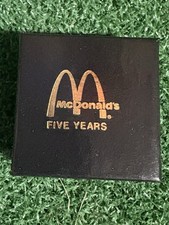 McDonald's Restaurant Worker 5 Years of Service Hat Lapel Pin