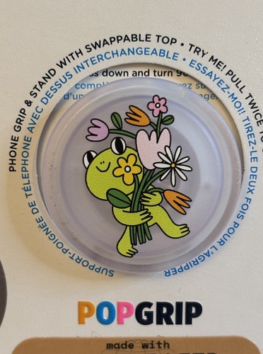 PopSockets PopGrip Handygriff & Ständer - Blumenfrosch Frank Neu - Bild 2 von 3