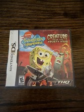 THQ SpongeBob Creature from the Krusty Krab Nintendo DS E Manual Included