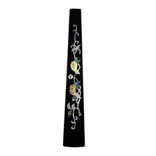 1x Good Violin Fingerboard, Ebony Wood Violin Fretsboard Finger board 4/4