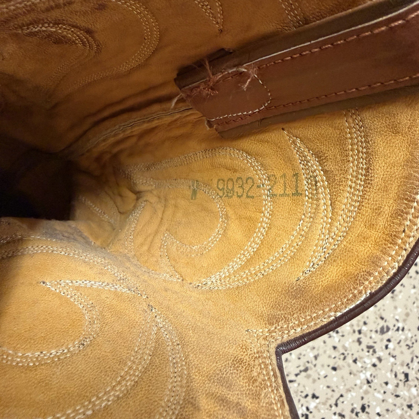 Vintage Nocona Brown Python Snakeskin Cowboy Boot… - image 14