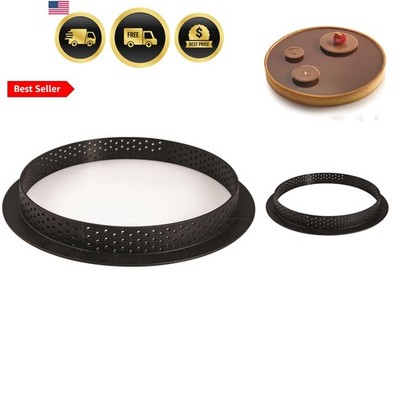 Tarte Ring 190'' Heat-Resistant Perforated Plastic Cutting Ring 7.48 Inch Diam...
