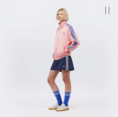 Adidas Originals Womens Adicolor Firebird Loose Track Top 'Pink