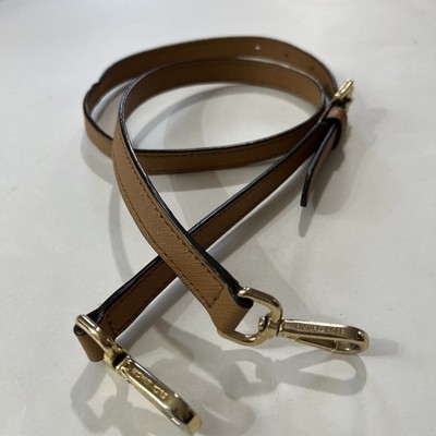 Michael Kors Replacement Strap Bag Tan Brown Leather Gold  display picture 2
