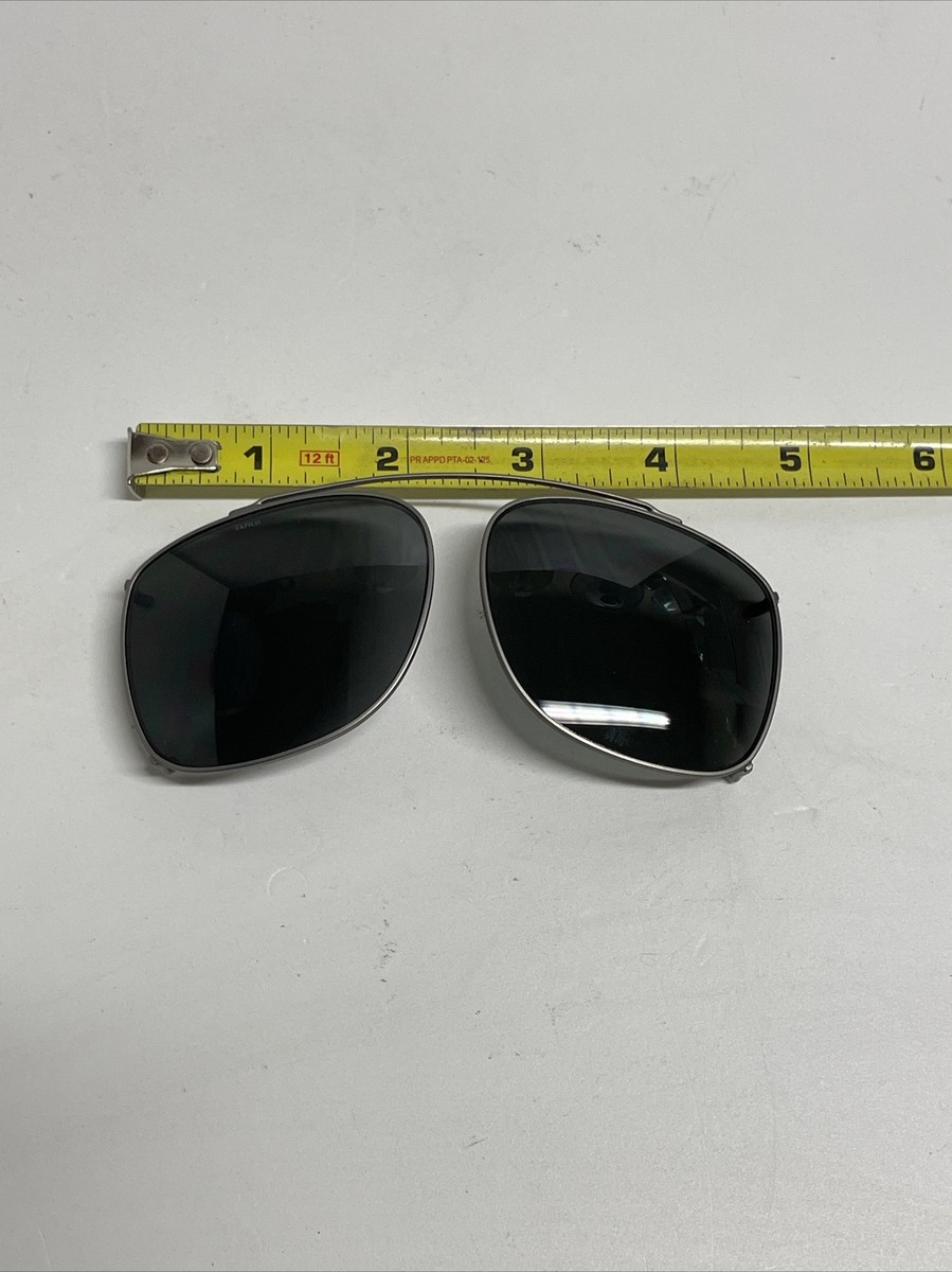 Safilo Glasses Clip-on Sunglasses 67G 56[]17 Made in Italy