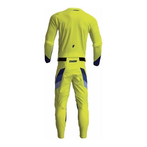 Motocross Set Thor Pulse Tactic Kit MX Hose mit Shirt Crosshose Jersey gelb neon - Bild 3 von 12