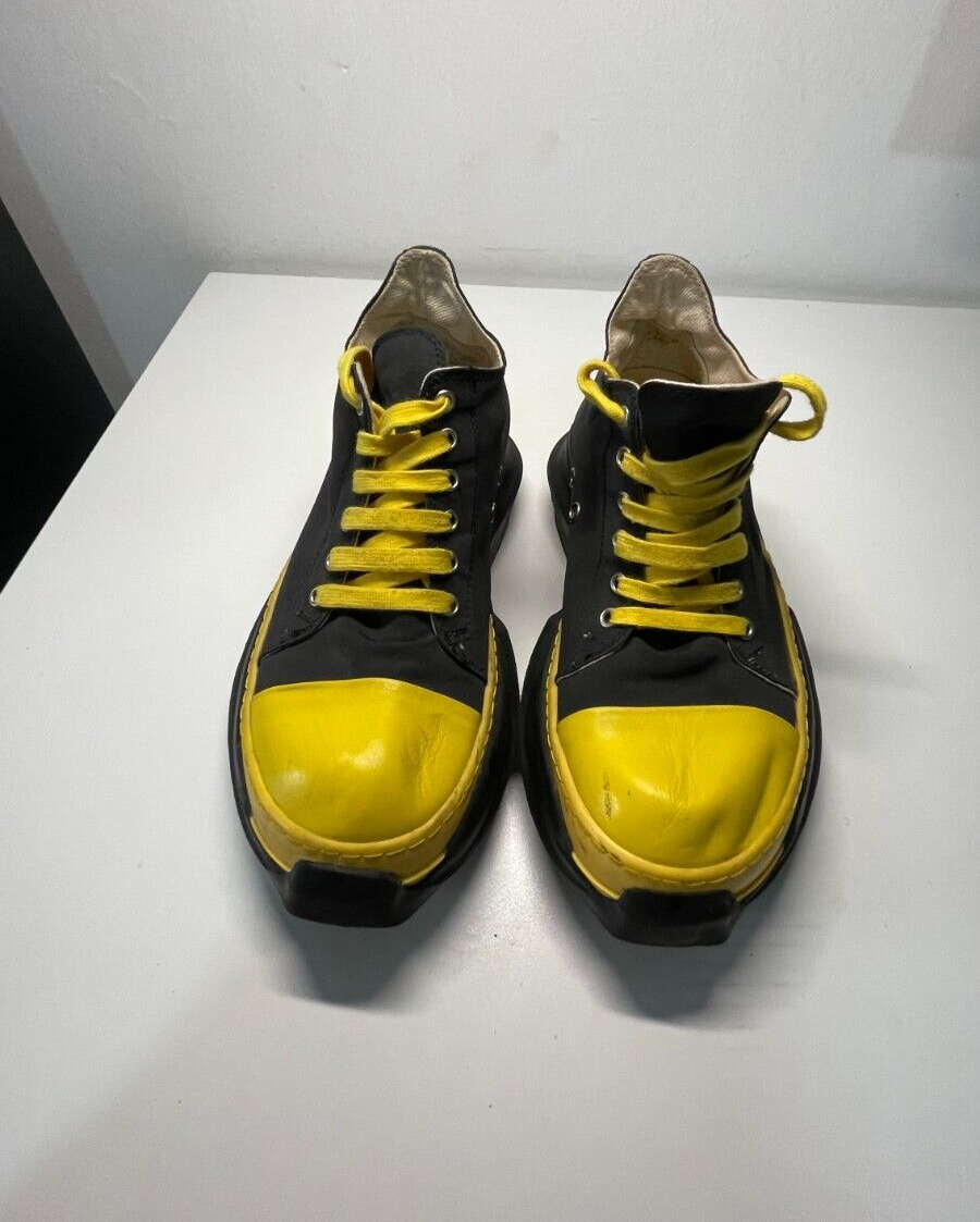 Rick Owens Drkshdw Abstract Low Black Yellow Size 38 | eBay