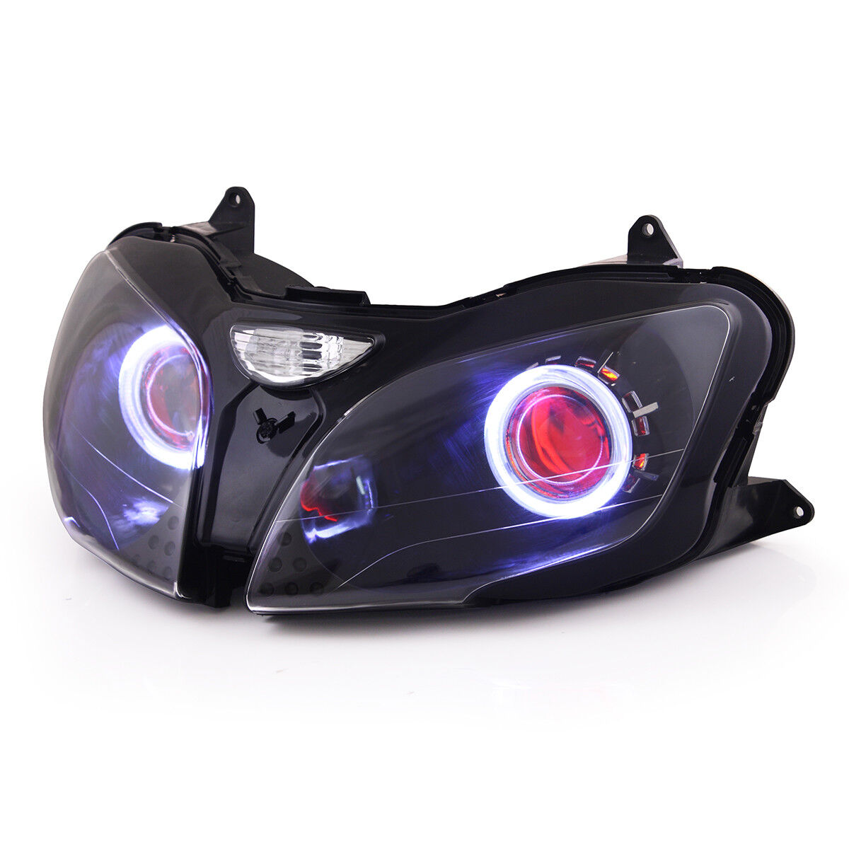 KT LED Headlight for Kawasaki Ninja ZX6R ZX-6R 2000-2002 Red KT LED Headlight for Kawasaki Ninja ZX6R ZX-6R 2000-2002 Red