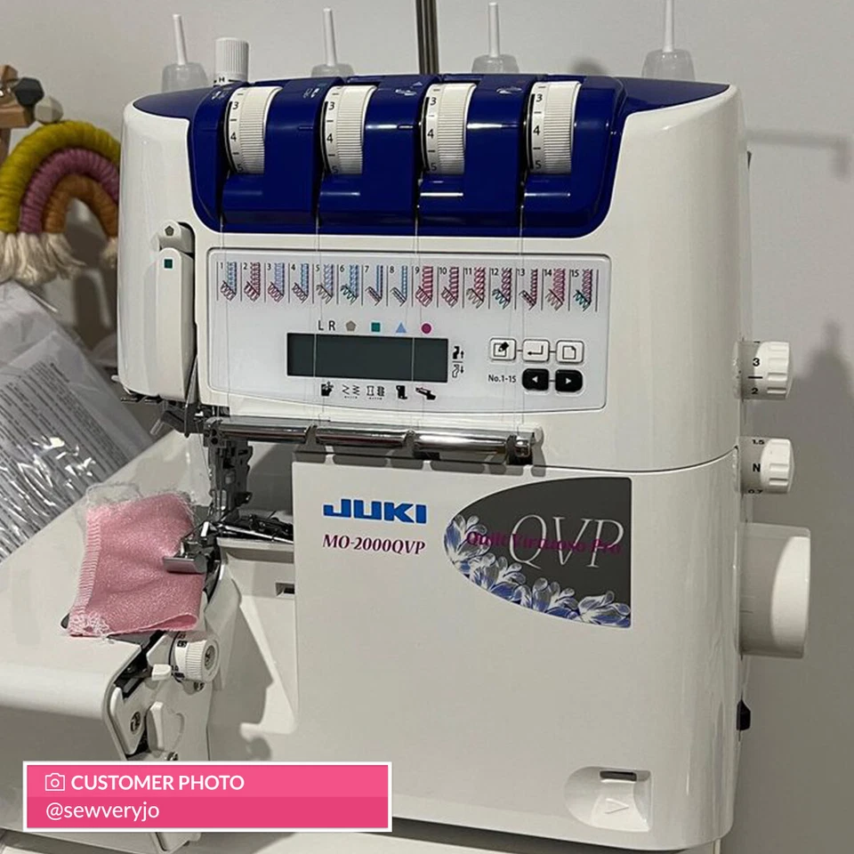 BRAND NEW Juki MO-2000QVP 4 Thread Overlocker with Air Threading and LCD Screen - image 3 of 4
