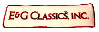 E&G Classics Inc After Market Parts Suppliers Back of Jacket Patch New NOS 1990s