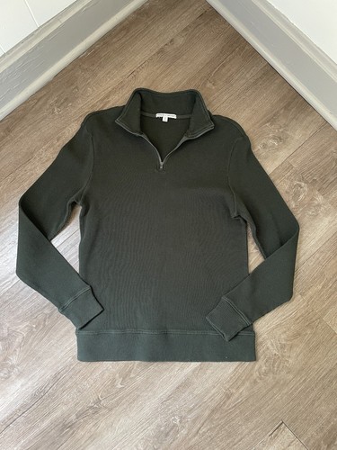 Threads 4 Thought 1/4 zip waffle knit pullover ~ organic cotton ~ men’s size M - Picture 2 of 10