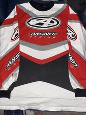 Answer Racing Team 2 Made in USA Long Sleeve Multicolor BMX Pullover Shirt XXL