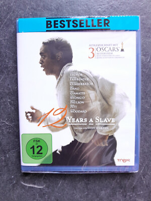 12 YEARS A SLAVE - Blu-Ray 2014 - Chiwetel Ejiofor, M. Fassbender - NEU in Folie