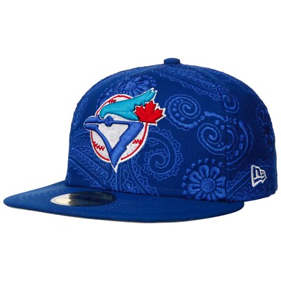 Size 7 3/8 New Era 59Fifty Toronto Blue Jays Swirl Fitted Baseball Men's Hat