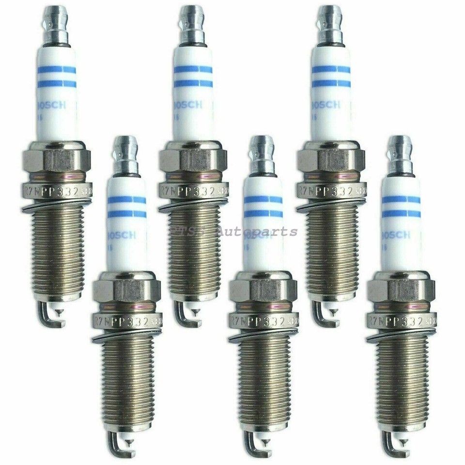 6 pcs OEM BOSCH Spark Plugs 12120035915 For BMW 323i 330i 325i 630i X3