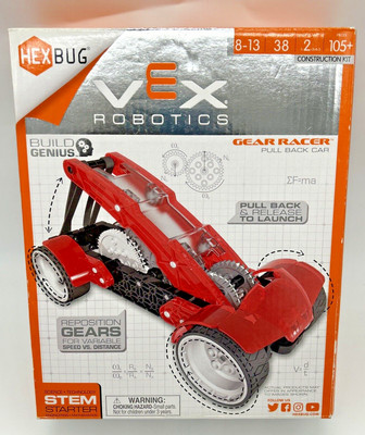 VEX Robotics Gear Racer Pull Back Car by HEX BUG Stem Starter Age 8-13 Build