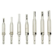 Self Centering Lock Hinge Drill Bit Set Hardware Drawer Pilot Hole Guides HSS