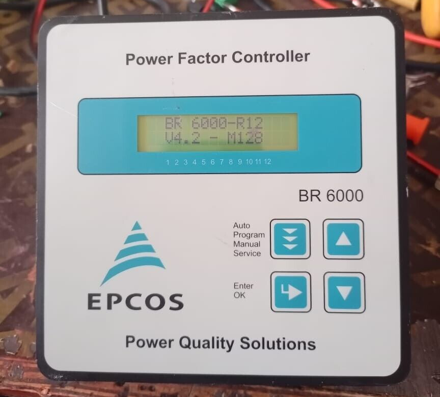 EPCOS BR6000-R12PH/ B44066-R6012-R230 EPCOS BR6000-R12PH/ B44066-R6012-R230 POWER FACTOR CONTROLLER - TRIED & TESTED 10