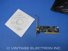 NEW - AL100-R2 Ethernet 10/100 PCI Card Realtek 8139 Chipset w/ MAC/PC Driver CD