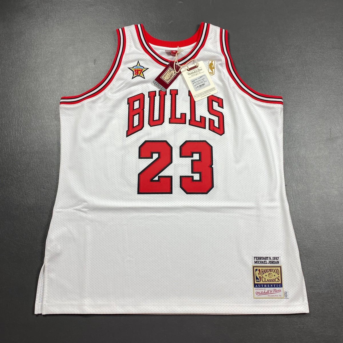 100% Authentic Michael Jordan Mitchell Ness 96 97 All Star Bulls