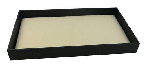 1.5 Inch Black Leatherette Textured tray with Choice of Jewellery Display Insert - Picture 31 of 31