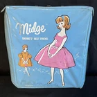 Vintage Barbie Midge Vinyl Case only 1960s Blue