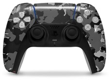 Skin Sony PS5 Controller WraptorCamo Old School Camouflage Camo Black