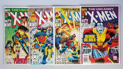 Uncanny X-Men  299, 300, 301, 302 Marvel Comics 1993 Avg FN+