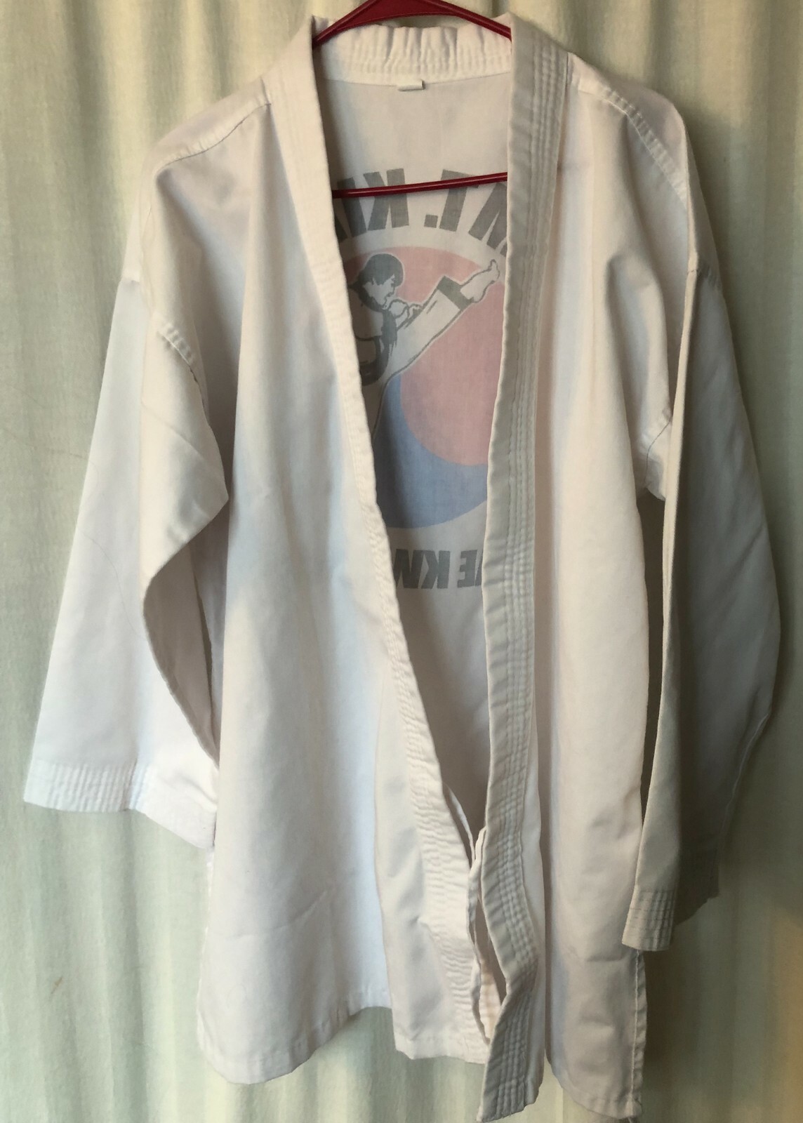 Taekwondo Mountain MT Kim Gi Jacket Size 4 Pre-Owned-image