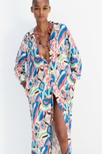 NWT ZARA PRINTED TUNIC DRESS SIZE M