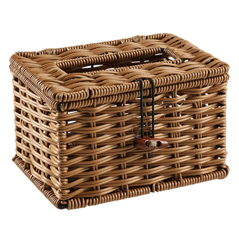 Boxes Wicker Storage Basket Tissue Decorations Paper Napkins
