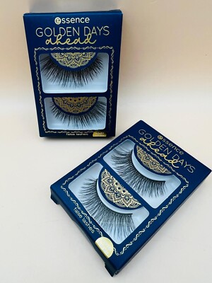 2x Essence Golden Days ahead false lashes 01 Focus On The Gold! *NEU*